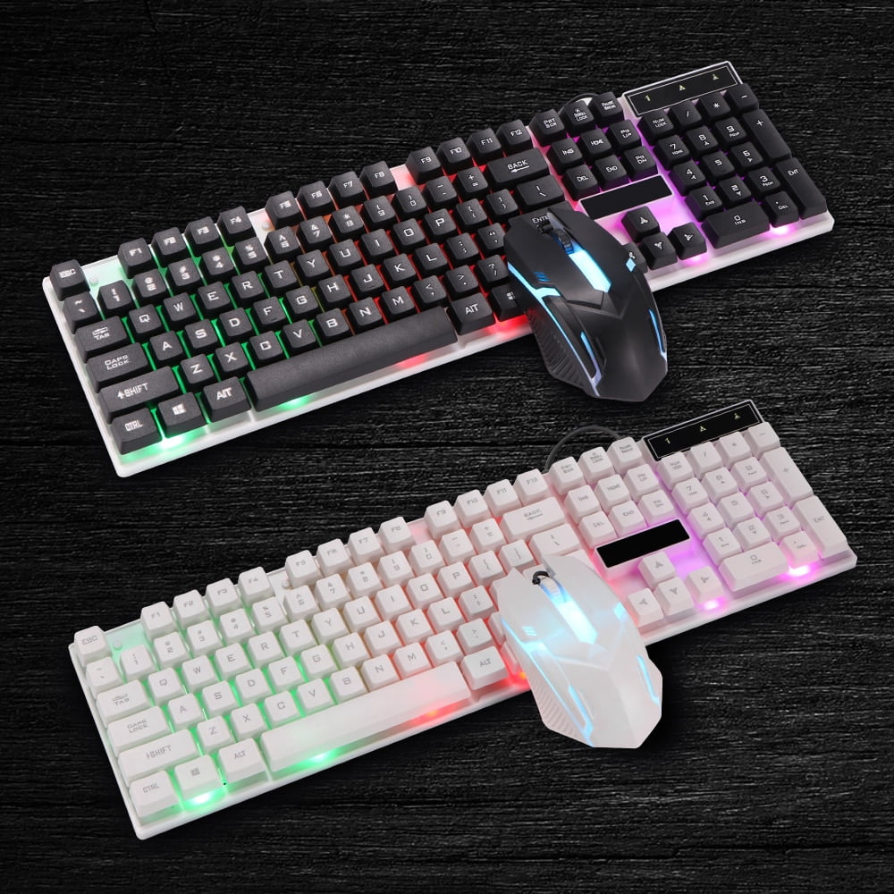 Curated visual reference: Fresh Look at Rainbow Color Led Backlight Gaming Game Usb Wired Keyboard Or