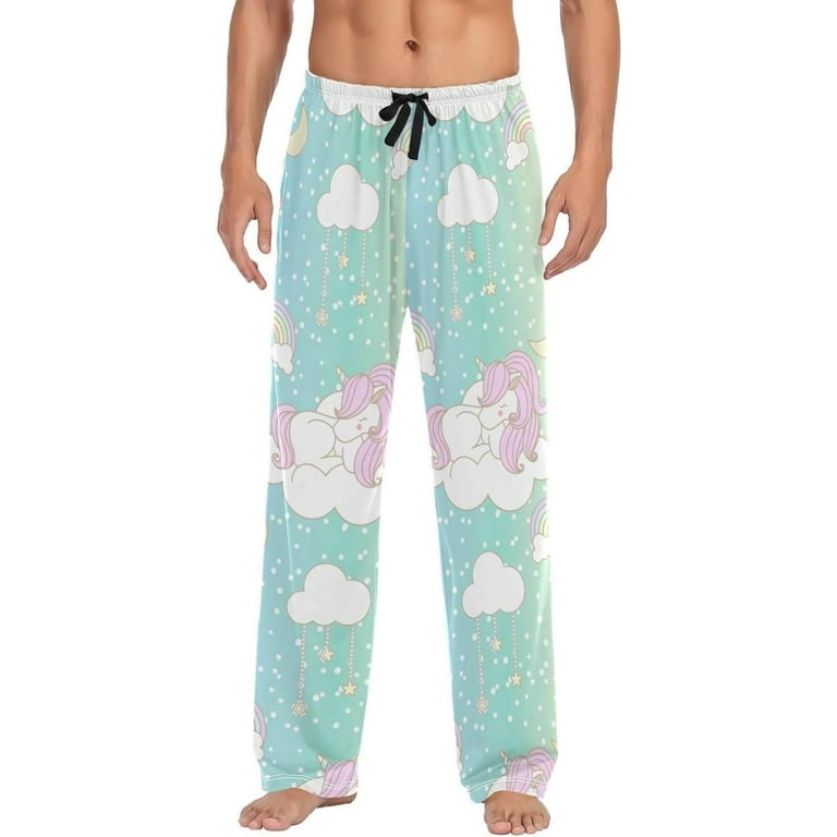 Mens unicorn pajama pants sales