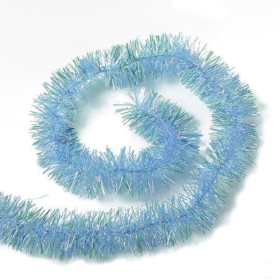 Rainbow Color, Wedding & Party Accents Sparkly 20M Tinsel Garland for Festive Dcor