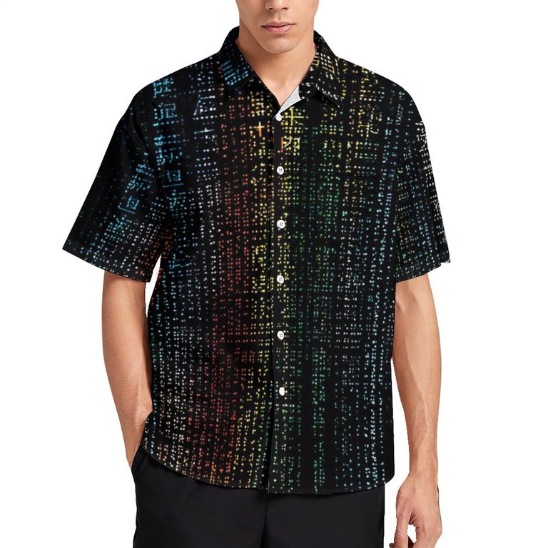 rainbow dress shirt mens Rainbow Striped Button Down Shirt MULTI / 2XL