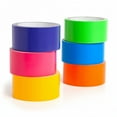 thumbnail image 1 of Rainbow Colored Duct Tape Pack - 6 Bright Colors, 15 Yards x 2 Inch Rolls - Duct Tape Heavy Duty, Bulk Multi- Pack for Arts, Crafts, DIY Projects, 1 of 5