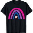 thumbnail image 1 of Rainbow Colours Flag Pride | Bisexual Bi T-Shirt, 1 of 4