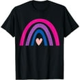 thumbnail image 1 of Rainbow Colours Flag Pride | Bisexual Bi T-Shirt, 1 of 4