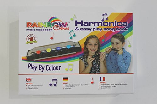 Rainbow Colours Harmonica