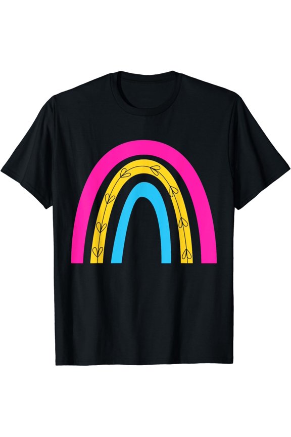 Rainbow Colours Pansexual Flag Pride T-Shirt