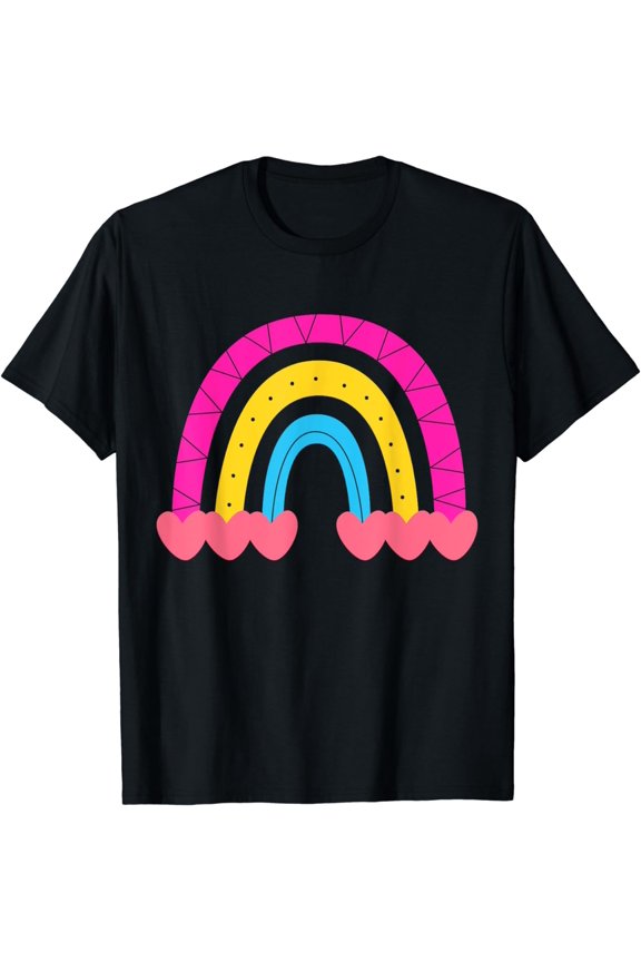 Rainbow Colours Pansexual Flag Pride T-Shirt