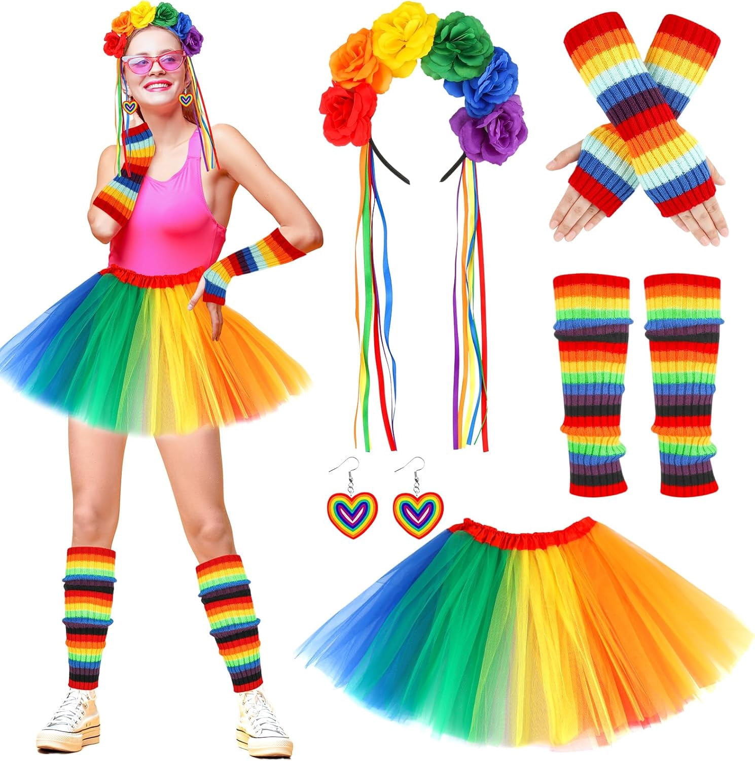Geyoga 4 piece costume tutu, headband & armbands NEW Gabby main image 3