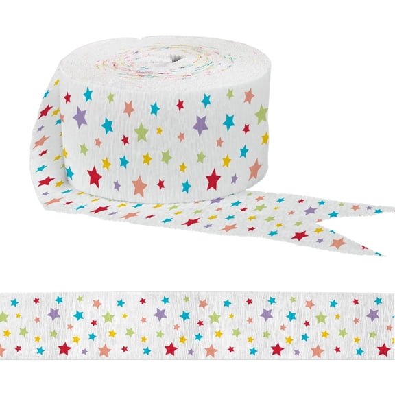 Rainbow Crepe Paper Streamer 81'