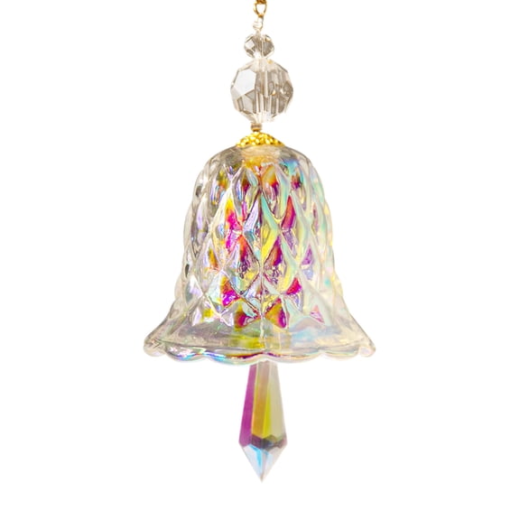 Rainbow Crystal Suncatcher 4.5 Inch Colorful Hanging Prism Window Decoration Indoor Sunlight Reflection