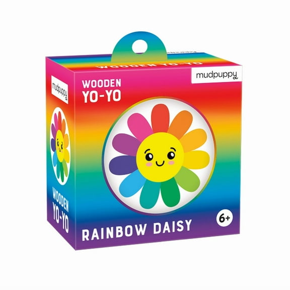 Rainbow Daisy Wooden Yo-Yo (Other)