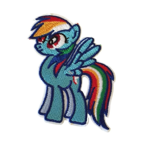 Rainbow Dash Iron On Patch DIY Patch My Little Pony Bronies Costume Craft