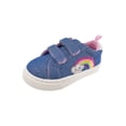 thumbnail image 1 of Rainbow Daze Toddler Shoes,Casual Sneaker Hook and Loop, Rainbow Denim, Size 5, 1 of 6