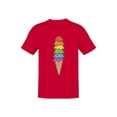thumbnail image 1 of Rainbow Delight Ice Cream Cone Women's T-shirt, 1 of 3