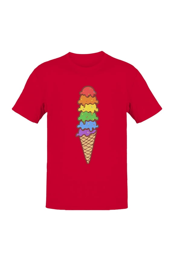 Rainbow Delight Ice Cream Cone Women's T-shirt