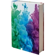 Rainbow Design, Easy Apply Book Cover 1 Pk. Stretchable Jumbo Jacket Fits Most Hardcover Textbooks Up to 9 x 11". Adhesive-Free, Nylon Fabric Protectors. Washable, Reusable School Supply for Students