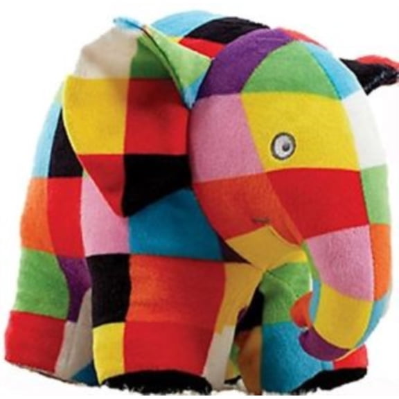 Rainbow Designs Elmer Soft Plush Toy 17.5cm