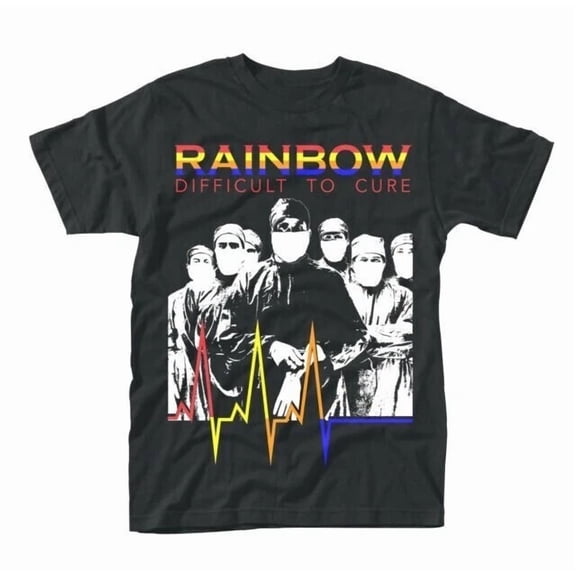 Rainbow Difficult to Cure Ritchie Blackmore Black Men S-234XL T-shirt C034