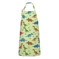 thumbnail image 1 of Rainbow Dinosaurs Tiny Plants Apron-Garden Aprons for Women with Pockets-Cotton Linen Waterproof Kitchen Cooking Gardening Aprons Adjustable for Kitchen,Cooking,BBQ and Salon 33x27 Inch, 1 of 7