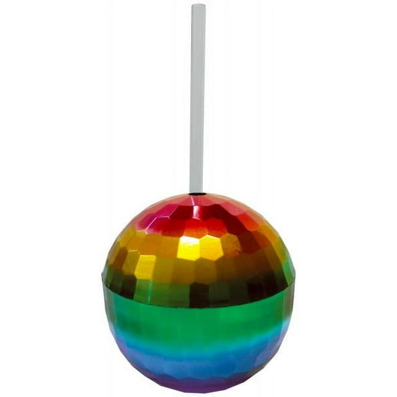 Rainbow Disco Ball Cup - 12 oz