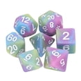 thumbnail image 1 of Rainbow Drip | DnD RPG 7 Dice Set | Polyhedral 5E DND Dungeons Dragons Pathfinder RPG d20 d100, 1 of 4