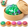 thumbnail image 1 of Rainbow Dumpling Squishy,Jumbo Rainbow Dumpling Squishy Toys with Mini Steamer Box - Viral Cute Bao Bun Stress Relief Ball, Soft Slow-Rising Sensory Fidget Squeeze Toys for Teens & Adults, 1 of 6