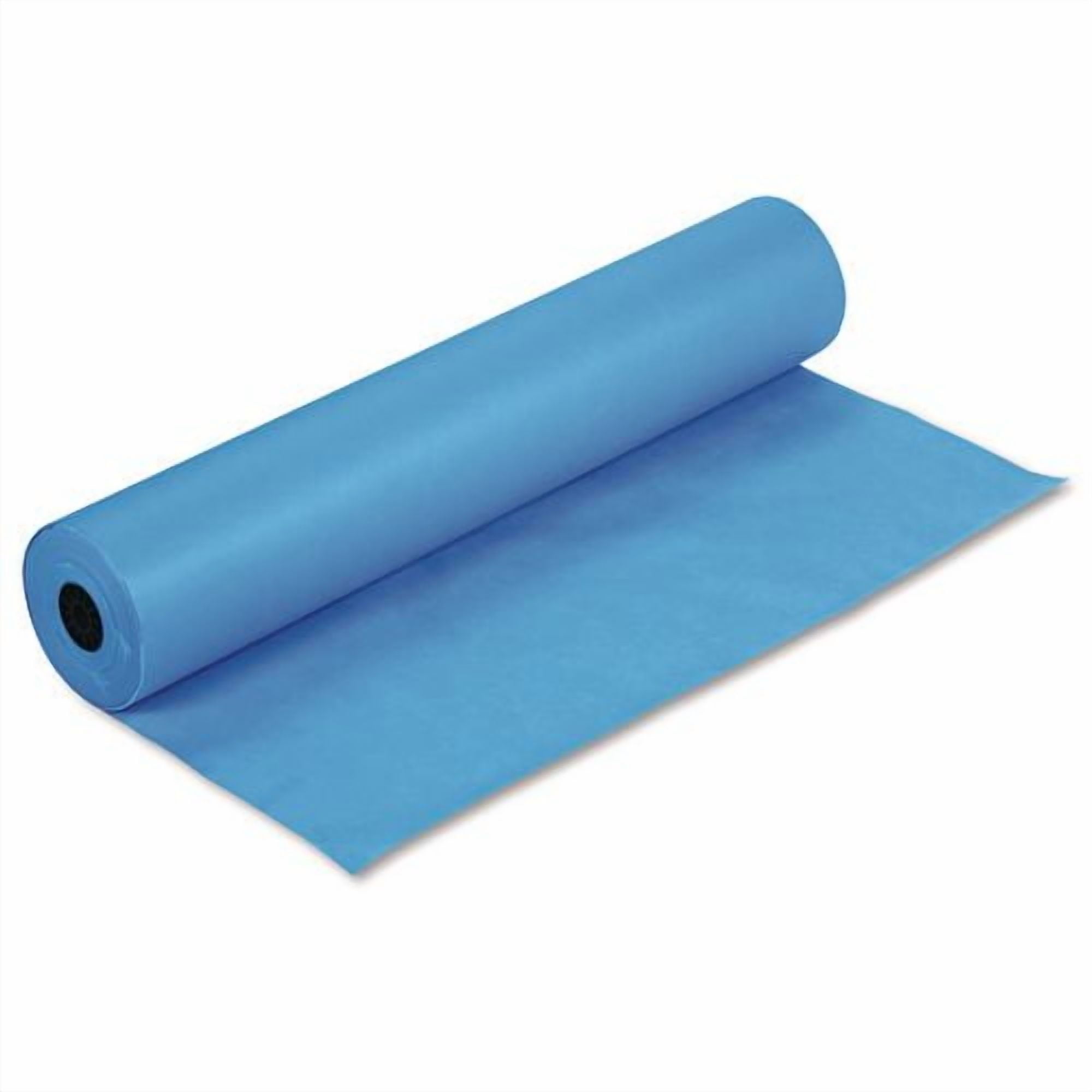 Rainbow Duo-Finish Colored Kraft Paper, 35 lb Wrapping Weight, 36" x 1,000 ft, Brite Blue | Bundle of 2