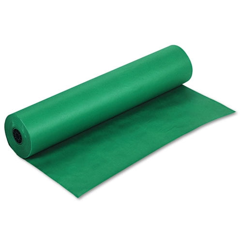 Rainbow Duo-Finish Colored Kraft Paper, 35 lb Wrapping Weight, 36" x 1,000 ft, Emerald | Bundle of 2