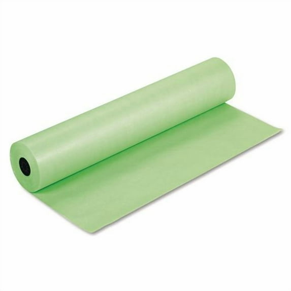 Rainbow Duo-Finish Colored Kraft Paper, 35 lb Wrapping Weight, 36" x 1,000 ft, Lite Green | Bundle of 2