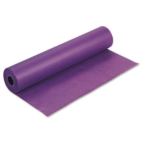 Rainbow Duo-Finish Colored Kraft Paper, 35 lb Wrapping Weight, 36" x 1,000 ft, Purple | Bundle of 2