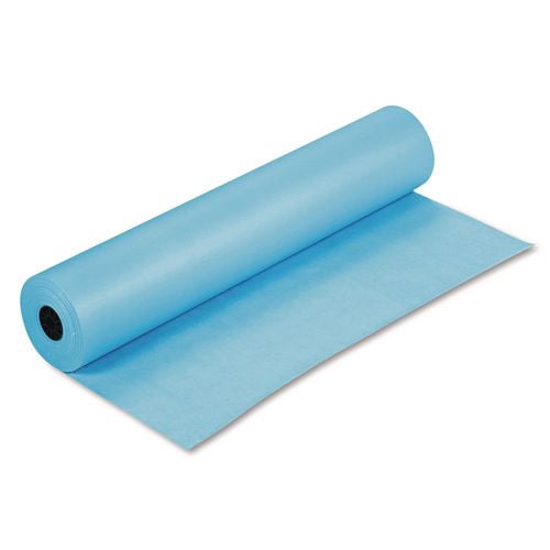 Rainbow Duo-Finish Colored Kraft Paper, 35 lb Wrapping Weight, 36" x 1,000 ft, Sky Blue | Bundle of 2