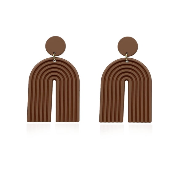 Rainbow Earrings for Women,Clay Colorful Cute Dangle Drop Earrings,Bute Big Handmade Earrings Hypoallergenic,Statement Boho Jewelry Gifts