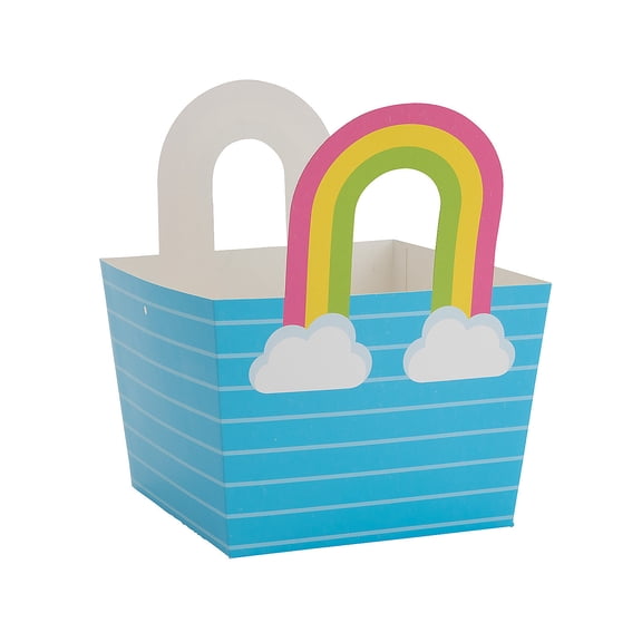 Rainbow Easter Baskets - 12 Pieces