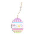 thumbnail image 1 of Rainbow Egg Easter Door Decorations, Easter Door Welcome Sign Easter Door Hanger Signs for Wall Door Home Indoor Outdoor Spring Decor Supplies, 1 of 1