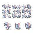 Rainbow Electrostatic Glass Sticker Leaves Stop Birds From Striking