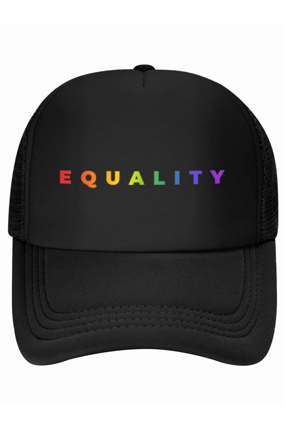 Rainbow Equality Subtle Pride Month LGBT Gay Rights Flag Baseball Cap