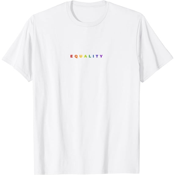 Rainbow Equality Subtle Pride Month LGBT Gay Rights Flag T-Shirt