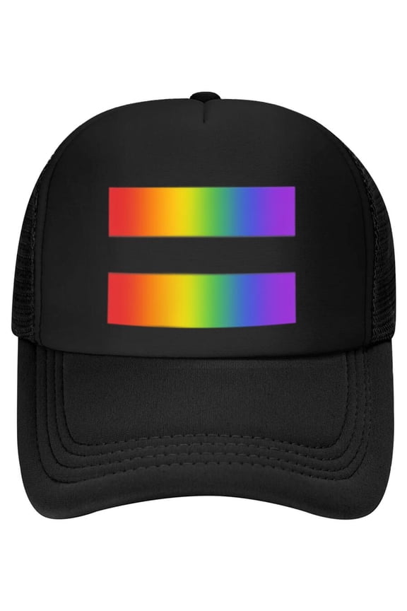 Rainbow Equality Symbol Subtle Pride Stuff LGBT Gay Rights Baseball Cap