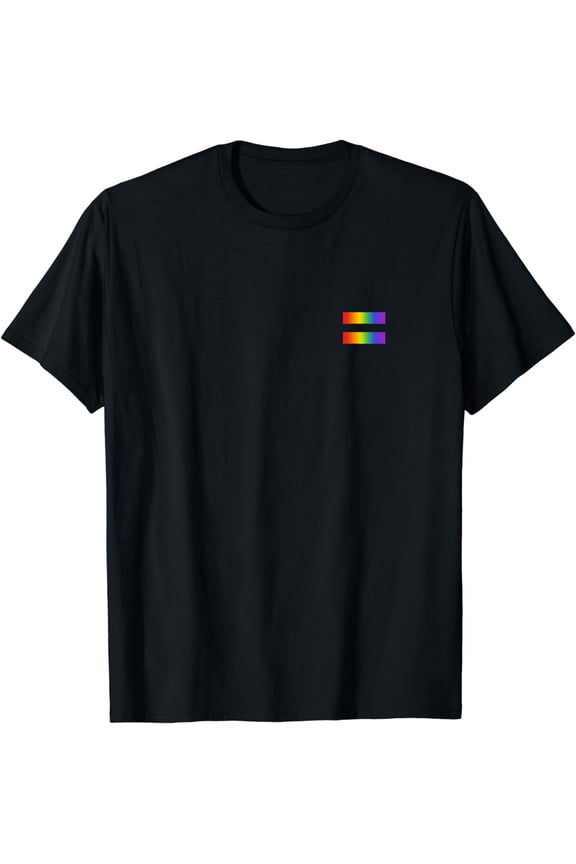 Rainbow Equality Symbol Subtle Pride Stuff LGBT Gay Rights T-Shirt