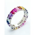 thumbnail image 1 of Rainbow Eternity Ring, 1 of 1