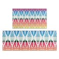 thumbnail image 1 of Rainbow Ethnic Pattern Kitchen Rugs Sets Of 2,Anti Fatigue Kitchen Mat Rugs Non Slip Washable,Decorative Kitchen Floor Mats for Kitchen,Sink,Laundry,17"x30"+17"x47", 1 of 7