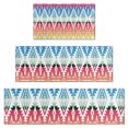 thumbnail image 1 of Rainbow Ethnic Pattern Kitchen Rugs Sets Of 3,Kitchen Runner Rugs Non Skid Washable,Decorative Kitchen Floor Mats for Kitchen,Sink,Laundry,17"x30"+ 17"x47" + 17"x59", 1 of 6