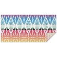 thumbnail image 1 of Rainbow Ethnic Pattern Rectangle Tablecloth 60"x120",Waterproof Polyester Rectangle Table Cloth, Wipeable Spillproof Polyester Tablecloth for Dining, Camping, Indoor and Outdoor, 1 of 6