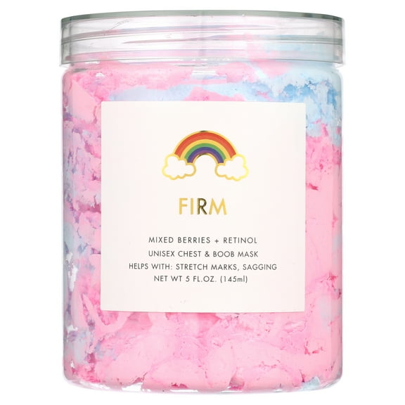 Rainbow FIRM Unisex Chest and Boob Mask, 5oz