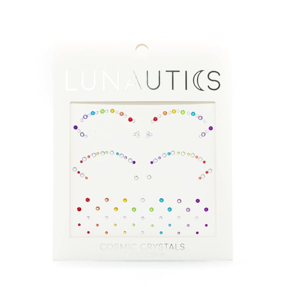 Rainbow Face Gem Cut Crease Face Jewel Sticker Pack
