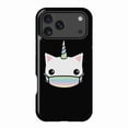 thumbnail image 1 of Rainbow Face Mask Cat Cute Funny Colorful Art Case for iPhone 17 to 11 Pro Max, 1 of 2