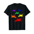 thumbnail image 1 of Rainbow Fainting Goats Farm Animal Lover Fainting Goat T-Shirt, 1 of 5