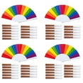 thumbnail image 1 of Rainbow Fans, 48-Pack Fans, Rainbow LGBTQ Portable Folding Fans, Folding Hand Fans Party Decorations,48 x Folding Fans,Multicolor, 1 of 8