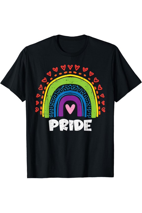 Rainbow Flag Pride LGBT Pride Month Gay Ally Women T-Shirt