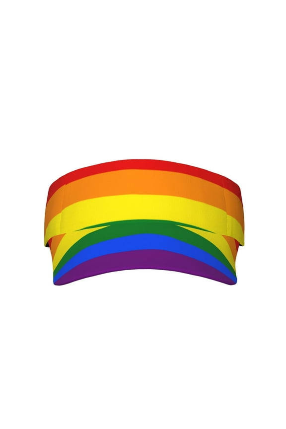 Rainbow Flag Visor Hats Adjustable Beach Sun Visors Sports Outdoor Visor For Women Men