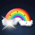 thumbnail image 1 of Rainbow Flashing Body Light Lapel Pins, 1 of 1